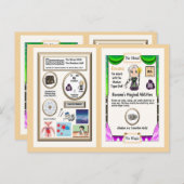 Rovana - Rhodium Trading Cards Postkarte (Vorne/Hinten)