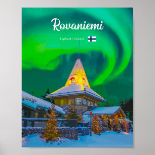 Rovaneimi, Finnland Poster