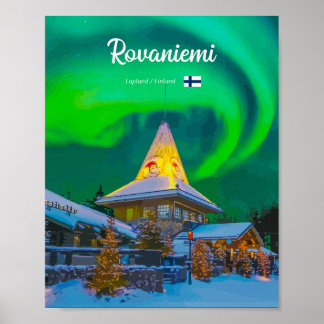 Rovaneimi, Finnland Poster