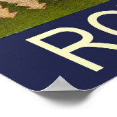 Rovaniemi, Finnland, Frau an der Küste Poster (Ecke)