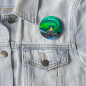 Rovaniemi, Finnland - Magische Aurora  Button (Beispiel)
