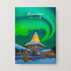 Rovaniemi, Finnland - Magische Aurora Button