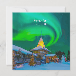 Rovaniemi, Finnland - Magische Aurora Einladung