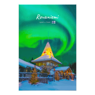 Rovaniemi, Finnland - Magische Aurora Fotodruck