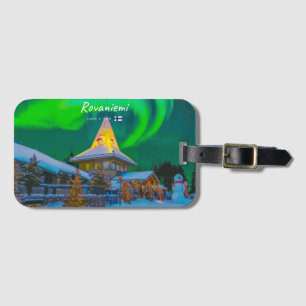 Rovaniemi, Finnland - Magische Aurora Gepäckanhänger