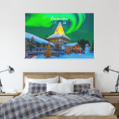 Rovaniemi, Finnland - Magische Aurora  Leinwanddruck (Insitu (Schlafzimmer))