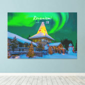 Rovaniemi, Finnland - Magische Aurora  Leinwanddruck (Insitu (Holzboden))