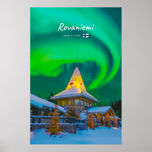Rovaniemi, Finnland - Magische Aurora Poster