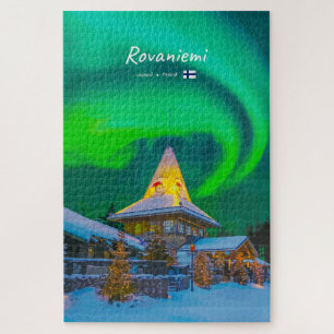 Rovaniemi, Finnland - Magische Aurora  Puzzle