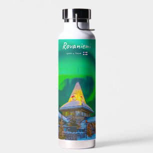 Rovaniemi, Finnland - Magische Aurora Trinkflasche