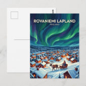 Rovaniemi Finnland Postkarte (Vorne/Hinten)