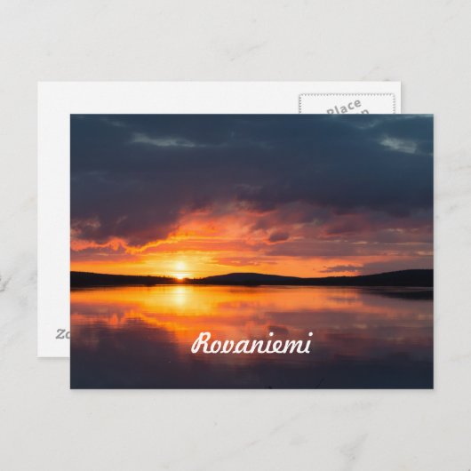 Rovaniemi Postkarte (Vorne/Hinten)