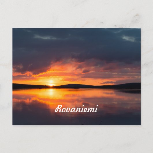 Rovaniemi Postkarte (Vorderseite)