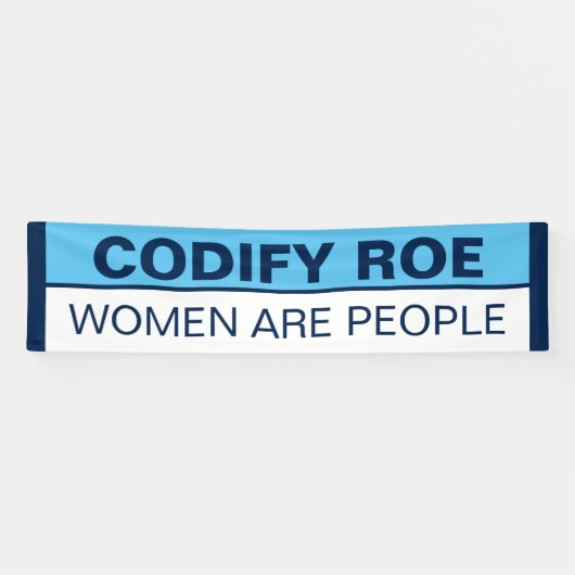 Rovember Codify Roe Frauen sind Menschen Banner (Horizontal)