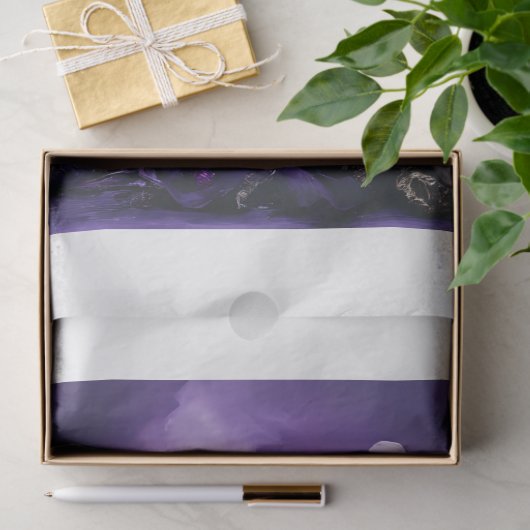 Roven mit Skullen Seidenpapier (Geschenk)