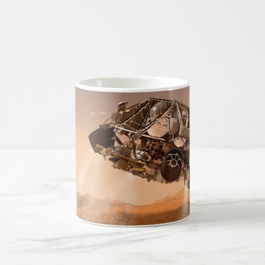 Rover & Descent-Bühne für das Wissenschaftslabor f Kaffeetasse (Mittel)