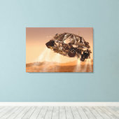 Rover & Descent-Bühne für das Wissenschaftslabor f Leinwanddruck (Insitu (Holzboden))