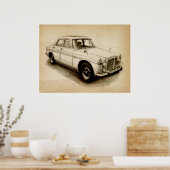 Rover P5 1968 Poster (Küche)