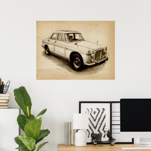 Rover P5 1968 Poster (Heimbüro)