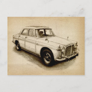Rover P5 1968 Postkarte