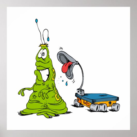 Rover razzing Martian Poster (Vorne)