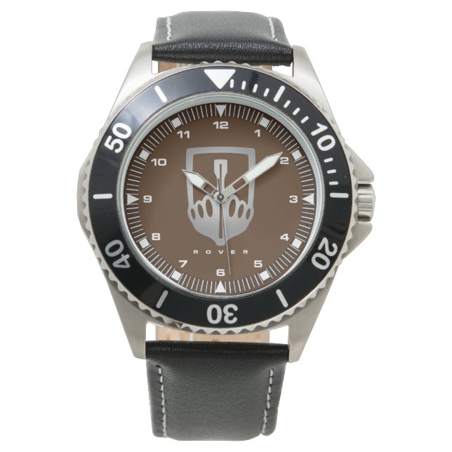 Rover Viking Longship Abzeichen Watch Armbanduhr (Vorderseite)