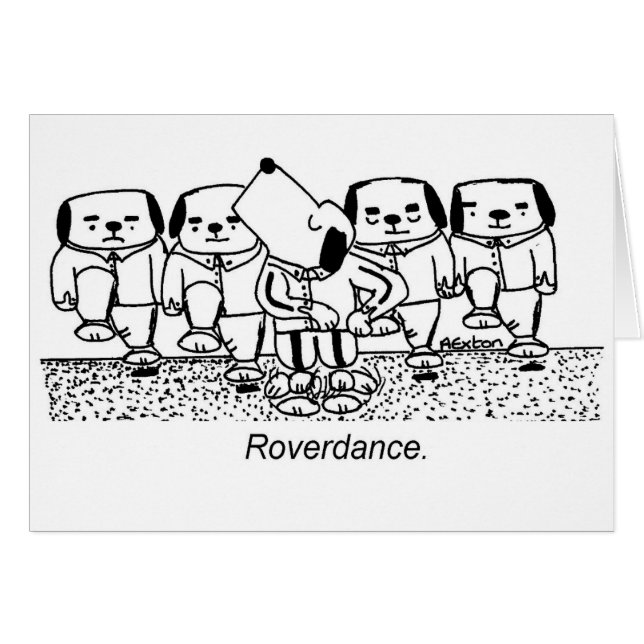 Roverdance Karte (Vorderseite (Horizontal))