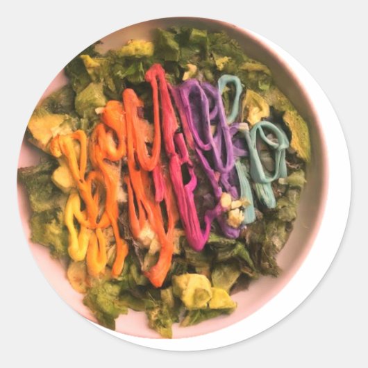 "Roving Reverie" Runder Aufkleber (Vorderseite)