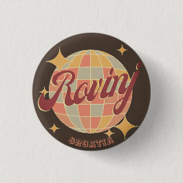 Rovinj Croatia Hrvatska Retro Souvenir gift Button