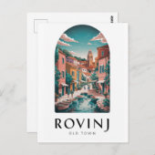 Rovinj Croatia VintageTravel Postcard Postkarte (Vorne/Hinten)