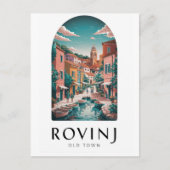 Rovinj Croatia VintageTravel Postcard Postkarte (Vorderseite)