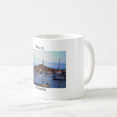 Rovinj Hafen, Kroatien Kaffeetasse (VorderseiteRechts)