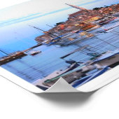 Rovinj Harbour, Croatia Poster (Ecke)