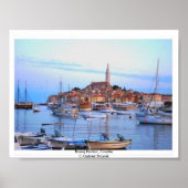 Rovinj Harbour, Croatia Poster (Vorne)