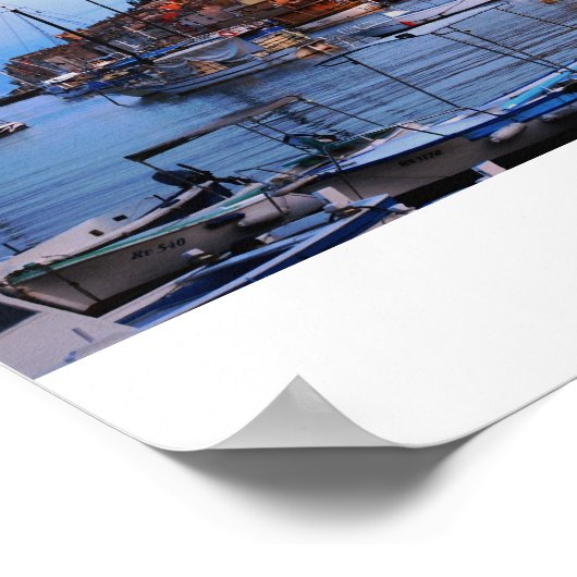 Rovinj Harbour, Kroatien Poster (Ecke)