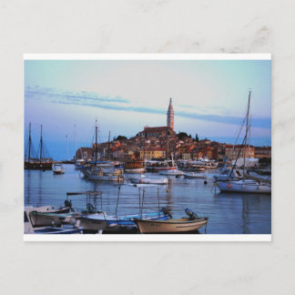 Rovinj Harbour, Kroatien Postkarte