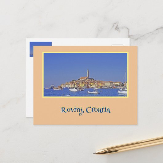 ROVINJ, KROATIEN (ISTRIA) Postkarte (Vorderseite/Rückseite Beispiel)