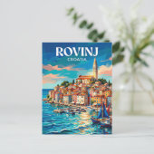 Rovinj Kroatien Postkarte (Stehend Vorderseite)