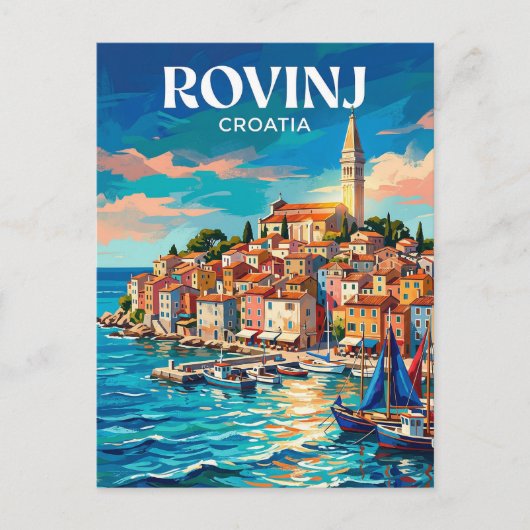 Rovinj Kroatien Postkarte (Vorderseite)