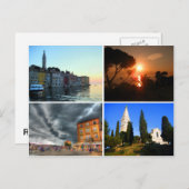 Rovinj, Kroatien Postkarte (Vorne/Hinten)