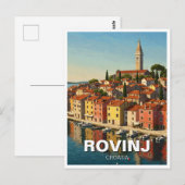 Rovinj Kroatien Reisen Postkarte (Vorne/Hinten)