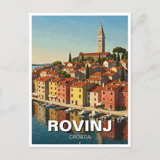Rovinj Kroatien Reisen Postkarte (Vorderseite)