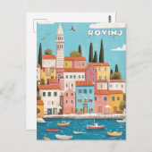 Rovinj Kroatien Reisen Postkarte (Vorne/Hinten)