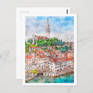 Rovinj Kroatien Ristorante La Vía Postkarte