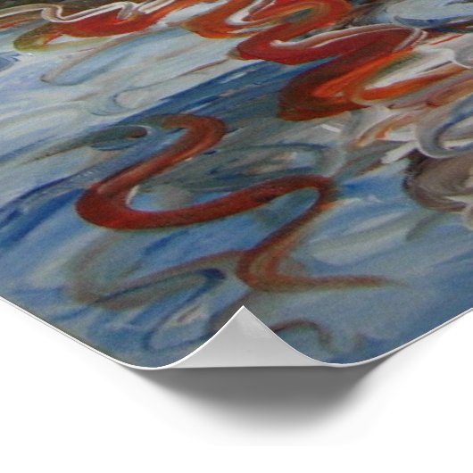 Row Boat Poster (Ecke)