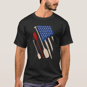 Row Boat Team America Traditionelles Tretboot T-Shirt