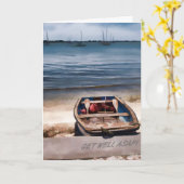 Row Boat wird gut Karte (Gelbe Blume)