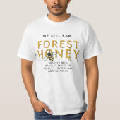ROW FOREST HONEY BEEKEEPER APIARY T - SHIRT (Vorderseite)