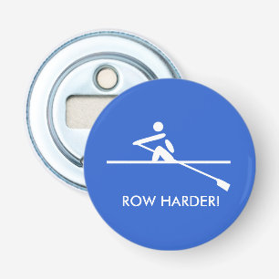Row härter Spaß Caption sportlich blau Flaschenöffner
