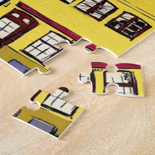 ROW HOUSES ART JIGSAW PUZZLE (Seite)